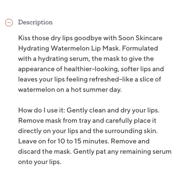 Soon Skincare Hydrating Watermelon Lip Masks (20 masks). New - Picture 6 of 8